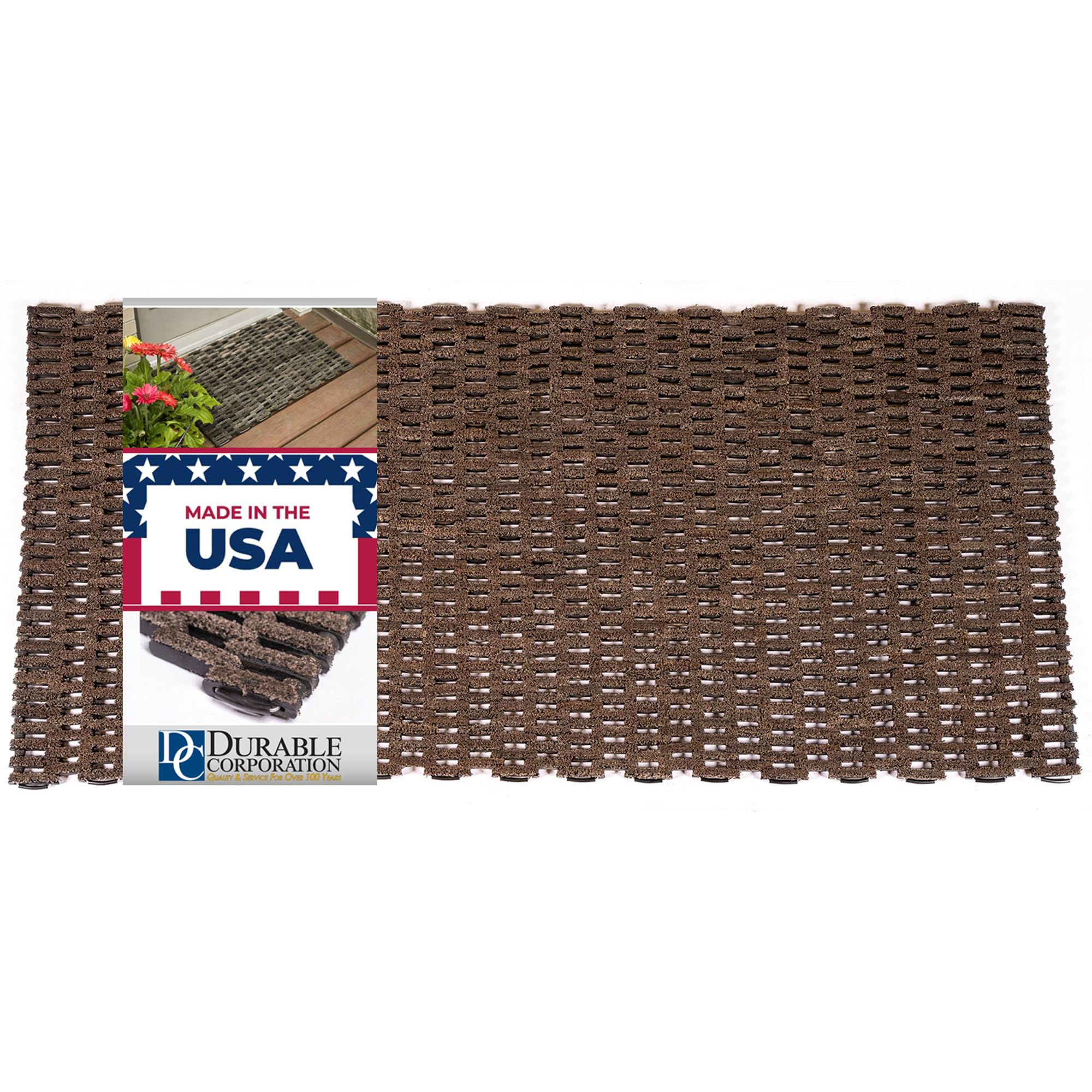 Durable Corporation 400S3672 Dura-Rug Entrance Mat, Earthtone, 36' X 72'